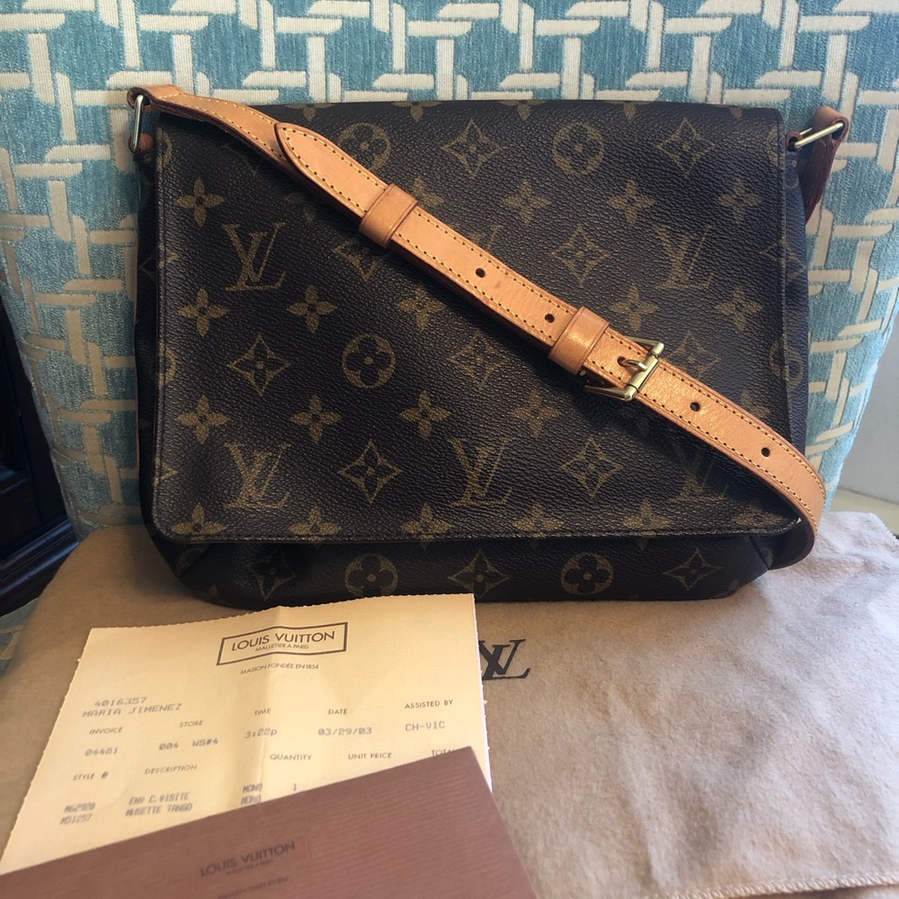 Louis Vuitton Mussette Tango Shoulder Bag